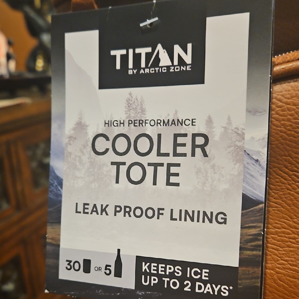 Titan High Performance Cooler Tote in Brown